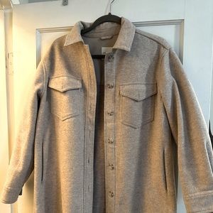 Gentle Fawn Oatmeal coloured shacket brand new size small